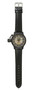 Da Vinci Space Men's Crown Protector Black Leather Strap Watch by Neoclassical Pop Art