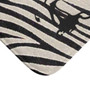 On Sale Abstract Duke of Milan Horse Riding  Zebra Bath Mat by Neoclassical Pop Art