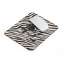 Dan Vinci Duke of Milan Horse Black & White Zebra Mousepad by Neoclassical Pop Art