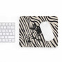 Dan Vinci Duke of Milan Horse Black & White Zebra Mousepad by Neoclassical Pop Art