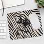 Dan Vinci Duke of Milan Horse Black & White Zebra Mousepad by Neoclassical Pop Art