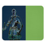 On Sale Van Dyck Portrait of a Man in Armor Blue Green Mousepad by Neoclassical Pop Art