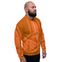 Orange Sacred Geometry Bomber Jacket by Neoclassical Pop Art