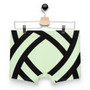 Sacred Geometric Tea Green & Black  Boxer Briefs  by Neoclassical Pop Art