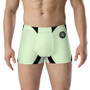 On Sale Sacred Geometric Tea Green & Black  Boxer Briefs  by Neoclassical Pop Art