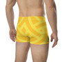 Striking Yellow Sacred Celtic Geometry  Boxer Briefs  by Neoclassical Pop Art