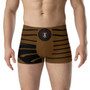 Brown and Black Wave Boxer Briefs