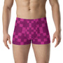 Magenta Cubes Boxer Briefs
