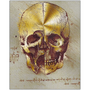 On Sale  Da Vinci olden Age Skull Metal Prints by Neoclassical Pop Art