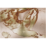 Landscape Michelangelo Anatomical Adam metal: midsection hip-thigh study on rose-gold circular brush.