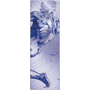 Michelangelo Purple Male Figure Print on Metal by Neoclassical Pop Art