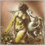Da Vinci  Lady with a Swan Metal Prints  by Neoclassical Pop Art