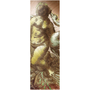 Da Vinci  Lady with a Swan Metal Prints  by Neoclassical Pop Art