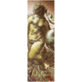 Da Vinci  Lady with a Swan Metal Prints  by Neoclassical Pop Art