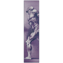 Rubens Anatomical Male Figure Purple Print on Metal by Neoclassical Pop Art