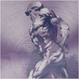 Rubens Anatomical Male Figure Purple Print on Metal by Neoclassical Pop Art