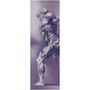 Rubens Anatomical Male Figure Purple Print on Metal by Neoclassical Pop Art