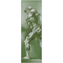 Rubens Anatomical Male Figure Olive Green Print on Metal by Neoclassical Pop Art