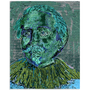 Jacob Jordaens Green Blue Pop Art Self Portrait Acrylic Prints