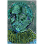 Jacob Jordaens Green Blue Pop Art Self Portrait Acrylic Prints by Neoclassical Pop Art
