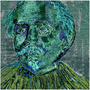 Jacob Jordaens Green Blue Pop Art Self Portrait Acrylic Prints by Neoclassical Pop Art