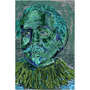 Jacob Jordaens Green Blue Pop Art Self Portrait Acrylic Prints by Neoclassical Pop Art