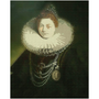 On Sale Rubens Isabella Clara Eugenia Portrait Print on acrylic by Neoclassical Pop Art