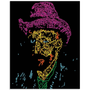 Vincent Van Gogh Self Portrait on Black Acrylic Prints