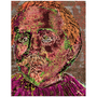 On sale Jacob Jordeans Orange pink Bronze Pop Art Self Portrait Acrylic Prints by Neoclassical Pop Art 