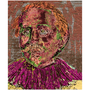 Jacob Jordaens Orange pink Bronze Pop Art Self Portrait Acrylic Prints by Neoclassical Pop Art