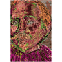 Jacob Jordaens Orange pink Bronze Pop Art Self Portrait Acrylic Prints by Neoclassical Pop Art
