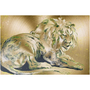 On sale Rubens Golden Gate Lion Metal Prints by Neoclassical Pop Art 