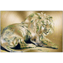 Rubens Golden Gate Lion Metal Prints by Neoclassical Pop Art