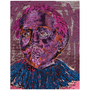 Jacob Jordaens Pink Purple Blue Pop Art Self Portrait Acrylic Prints by Neoclassical Pop Art