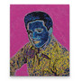 Elvis Presley Pink Pop Art Portrait Oil on Canvas
