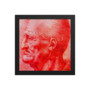 Leonardo Da Vinci red Portrait of an Old Man Framed poster by Neoclassical Pop Art 