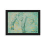 Michelangelo Male Figure in Green Framed Poster Art Prints by Neoclassical Pop Art