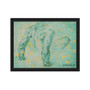 On sale Michelangelo Male Nude in Green Framed Poster Art Prints by Neoclassical Pop Art
