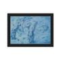 Michelangelo Male Figure in light blue black Framed Poster Art Prints