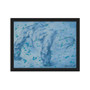 Michelangelo Male Figure in light blue black Framed Poster Art Prints by Neoclassical Pop Art
