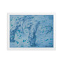 Michelangelo Male Figure in light blue white Framed Poster Art Prints by Neoclassical Pop Art
