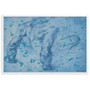 Michelangelo Male Figure in light blue white Framed Poster Art Prints by Neoclassical Pop Art