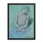 On Sale Van Dyck Study for the Figure of Christ turquoise , light blue Framed poster by Neoclassical Pop Art