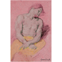 Van Dyck Pink Study for the Figure of Christ Premium Art Prints by Neoclassical Pop Art