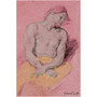 Van Dyck Pink Study for the Figure of Christ Premium Art Prints by Neoclassical Pop Art
