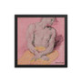 On Sale Van Dyck Study for the Figure of Christ Pink Yellow Framed poster by Neoclassical Pop Art