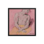 On Sale Van Dyck Study for the Figure of Christ Pink Yellow Framed poster by Neoclassical Pop Art