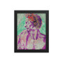 Michelangelo Green purple Red Head of a Man in Profile Framed poster Framed poster by Neoclassical Pop Art