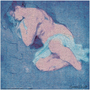 On sale Van Dyck Light Blue Pink  Woman Asleep Fine Art Prints by Neoclassical Pop Art