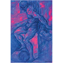 Titian Hot Pink Blue Saint Sebastian Premium Art Prints by Neoclassical Pop Art